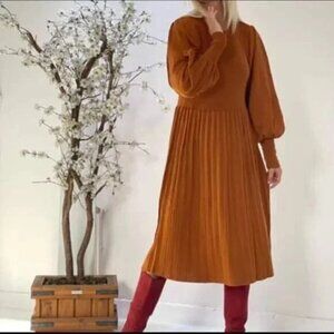 SHEIN Maxi dress in rust, cinnamon size 1X